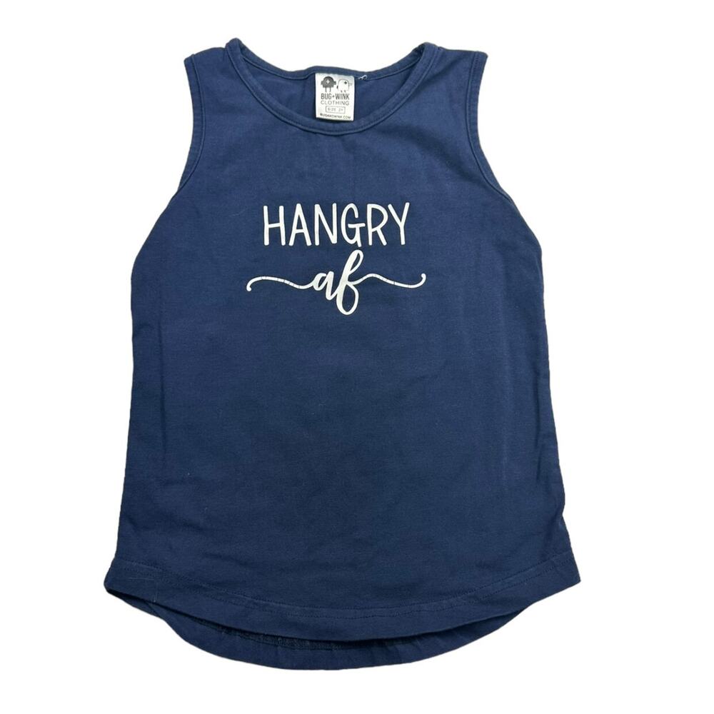 Bug + Wink Hangry AF Tank Top Size 2t